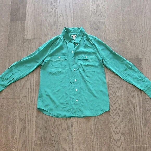 J.crew silk blouse - Picture 1 of 3
